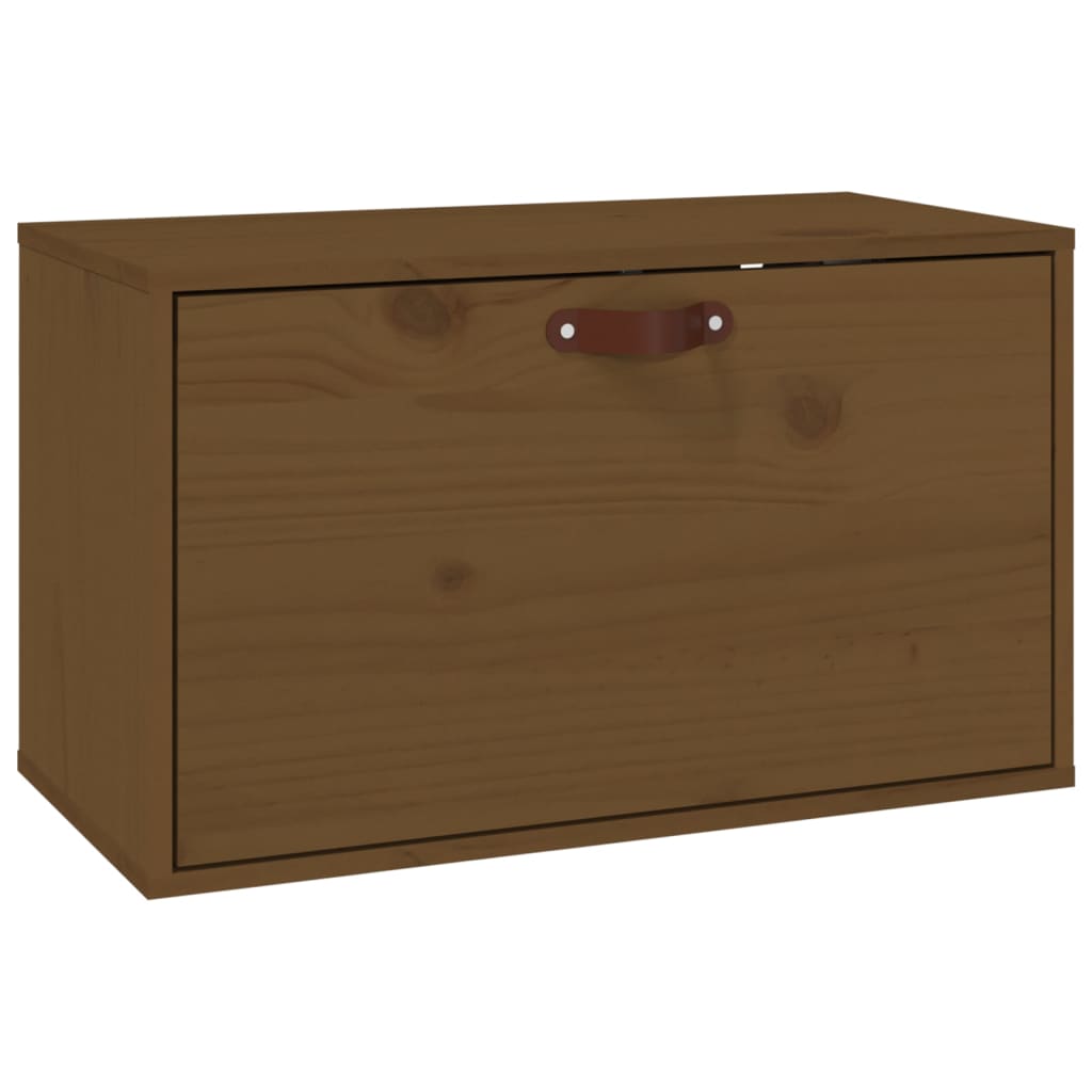 Seinäkaappi hunajanruskea 60x30x35 cm täysi mänty - Sisustajankoti.fi