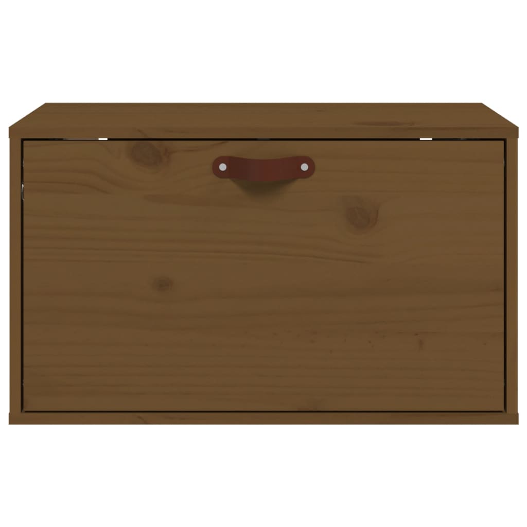 Seinäkaappi hunajanruskea 60x30x35 cm täysi mänty - Sisustajankoti.fi