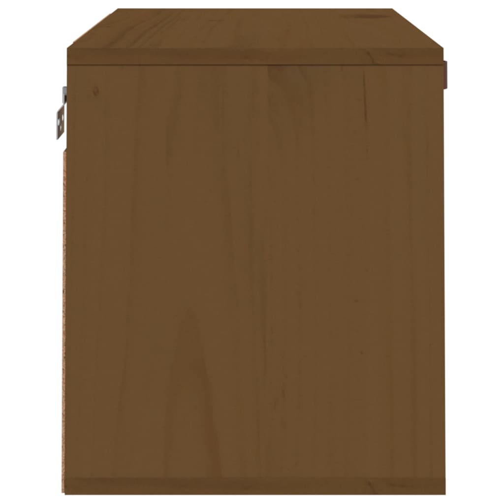 Seinäkaappi hunajanruskea 60x30x35 cm täysi mänty - Sisustajankoti.fi