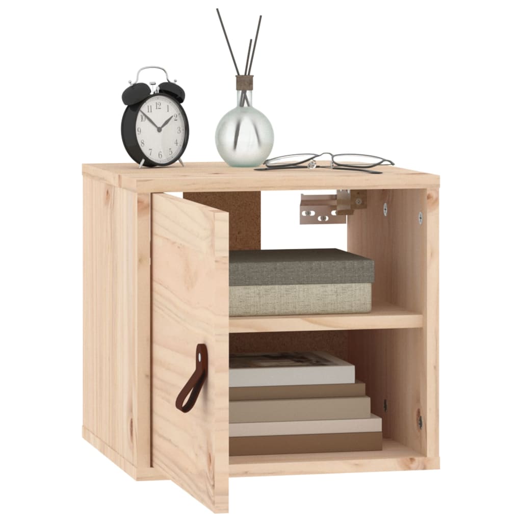 Seinäkaapit 2 kpl 31,5x30x30 cm täysi mänty - Sisustajankoti.fi