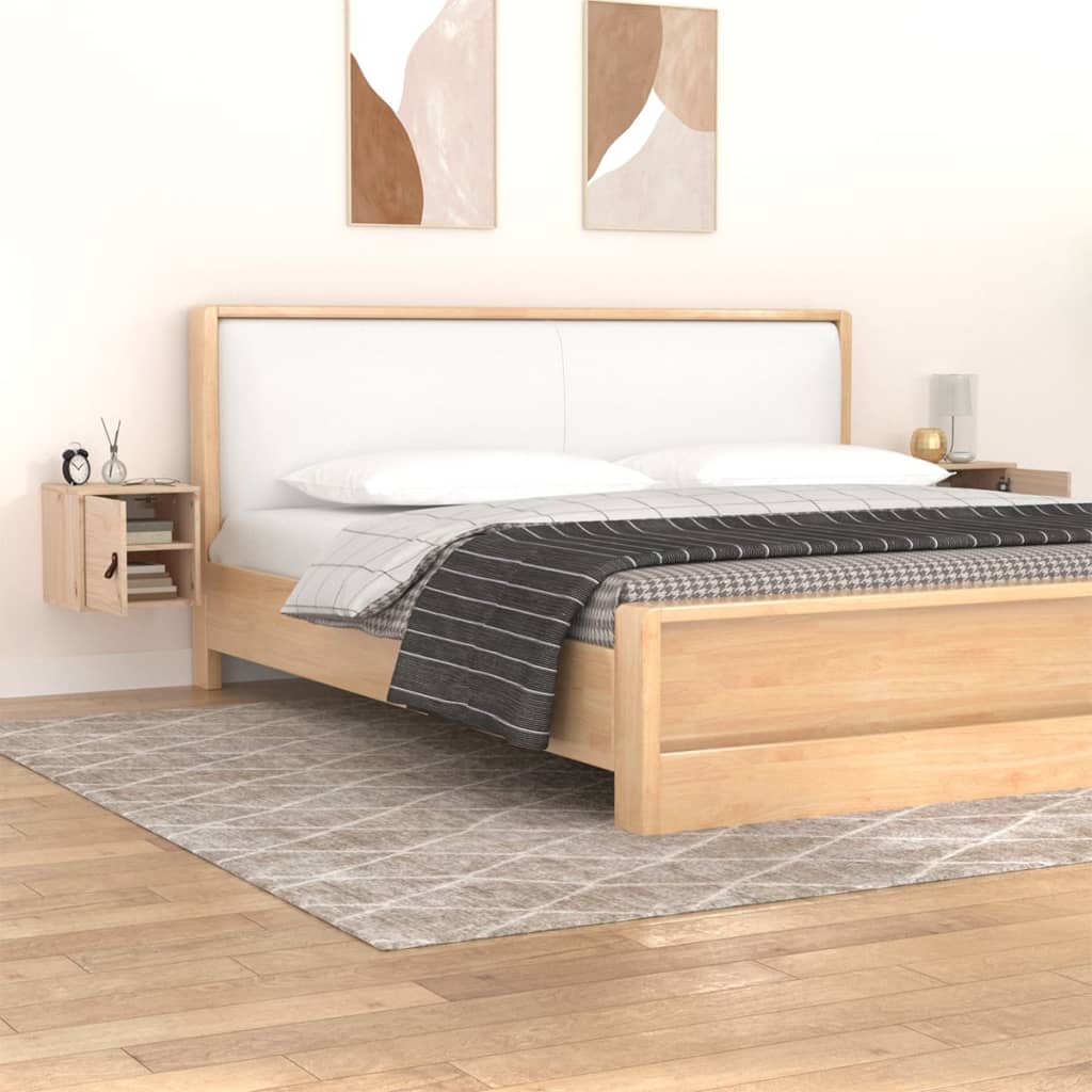 Seinäkaapit 2 kpl 31,5x30x30 cm täysi mänty - Sisustajankoti.fi