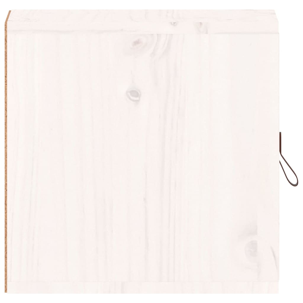 Seinäkaapit 2 kpl valkoinen 31,5x30x30 cm täysi mänty - Sisustajankoti.fi