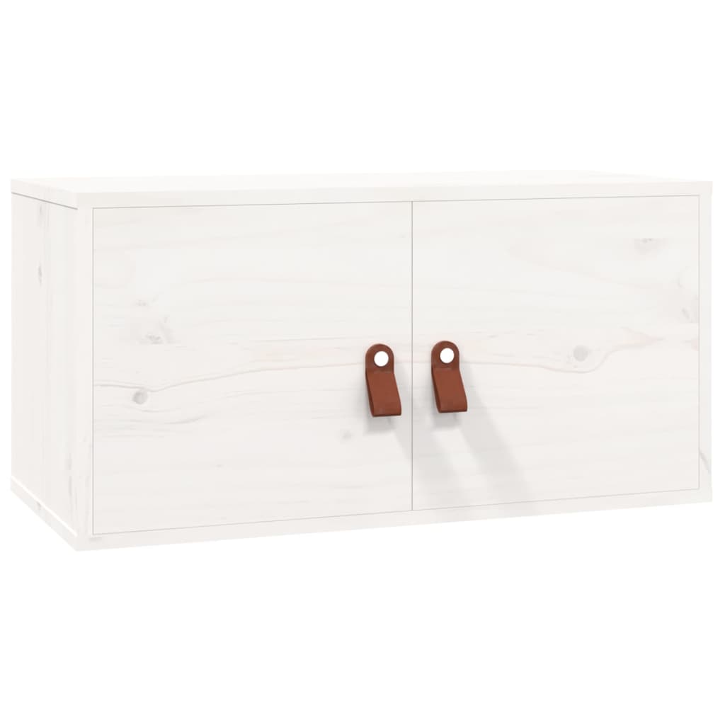 Seinäkaapit 2 kpl valkoinen 60x30x30 cm täysi mänty - Sisustajankoti.fi