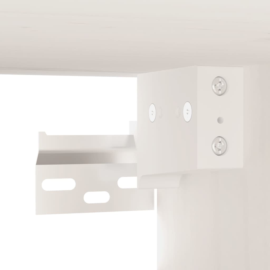 Seinäkaapit 2 kpl valkoinen 60x30x30 cm täysi mänty - Sisustajankoti.fi