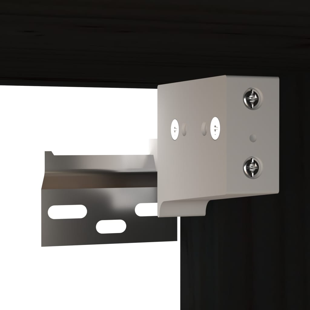 Seinäkaapit 2 kpl musta 60x30x30 cm täysi mänty - Sisustajankoti.fi