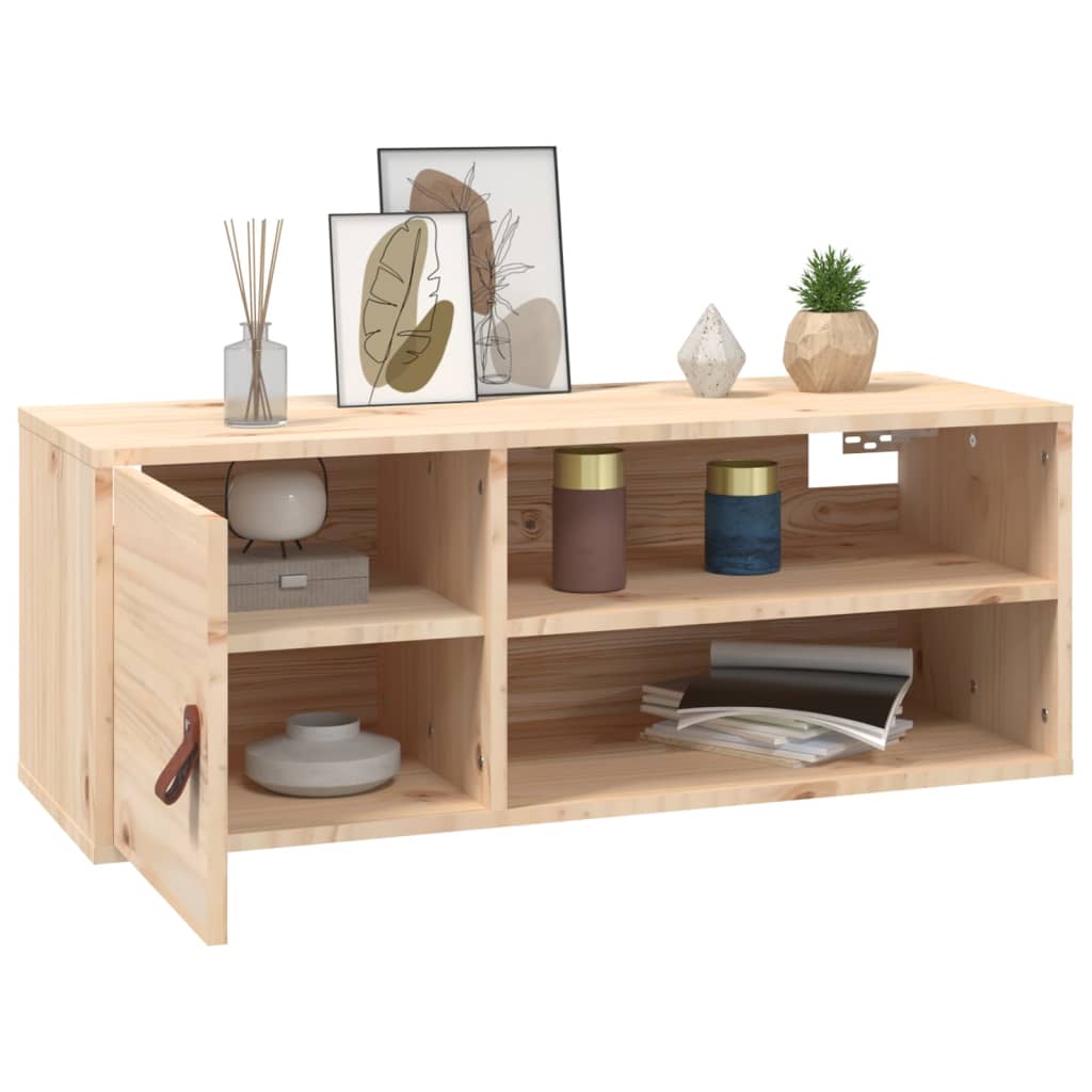 Seinäkaapit 2 kpl 80x30x30 cm täysi mänty - Sisustajankoti.fi
