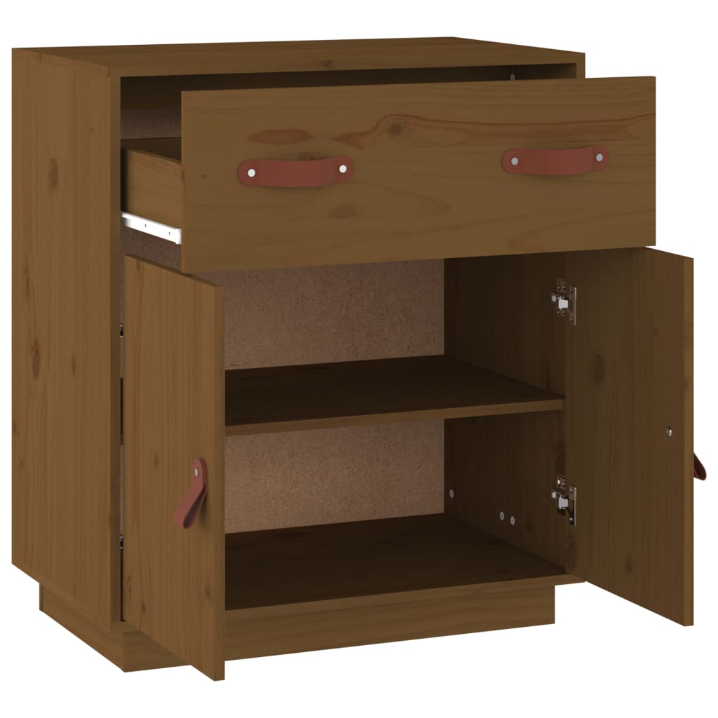 Senkki hunajanruskea 65,5x40x75 cm täysi mänty - Sisustajankoti.fi