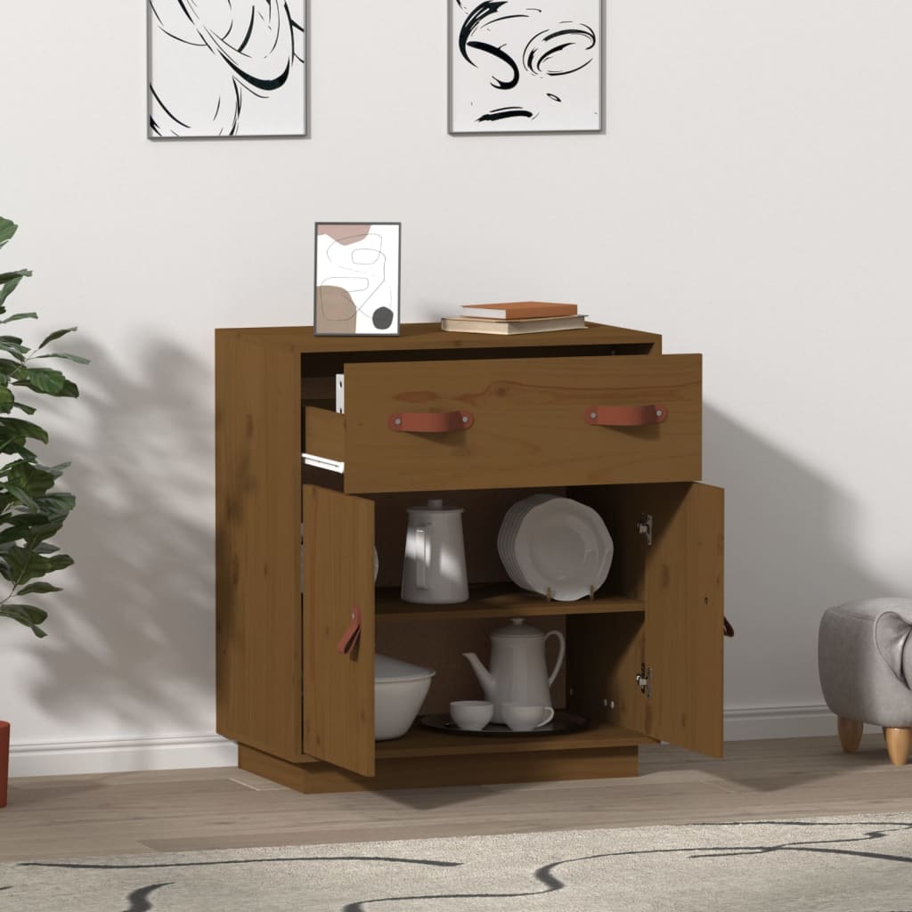 Senkki hunajanruskea 65,5x40x75 cm täysi mänty - Sisustajankoti.fi
