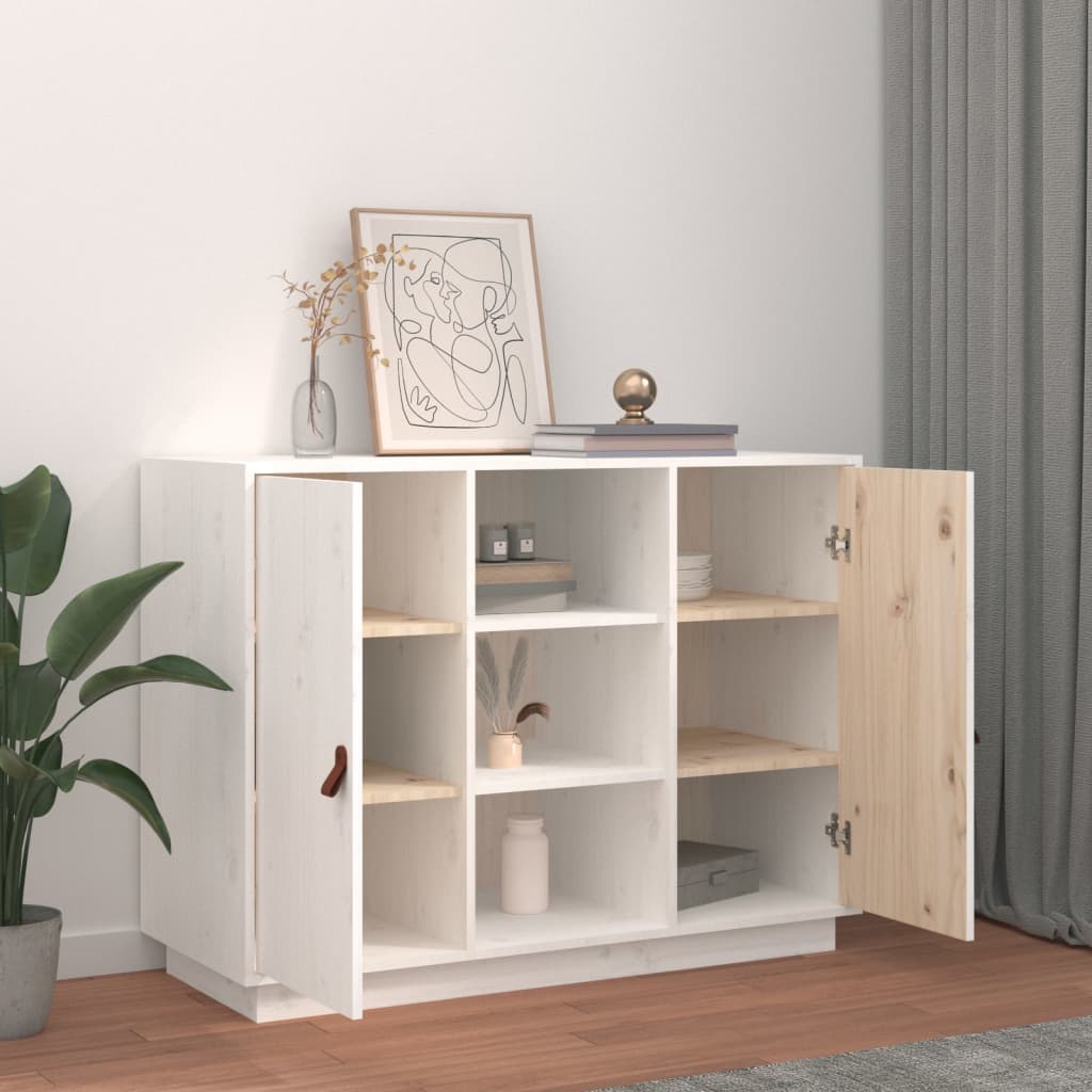 Senkki valkoinen 100x40x75 cm täysi mänty - Sisustajankoti.fi