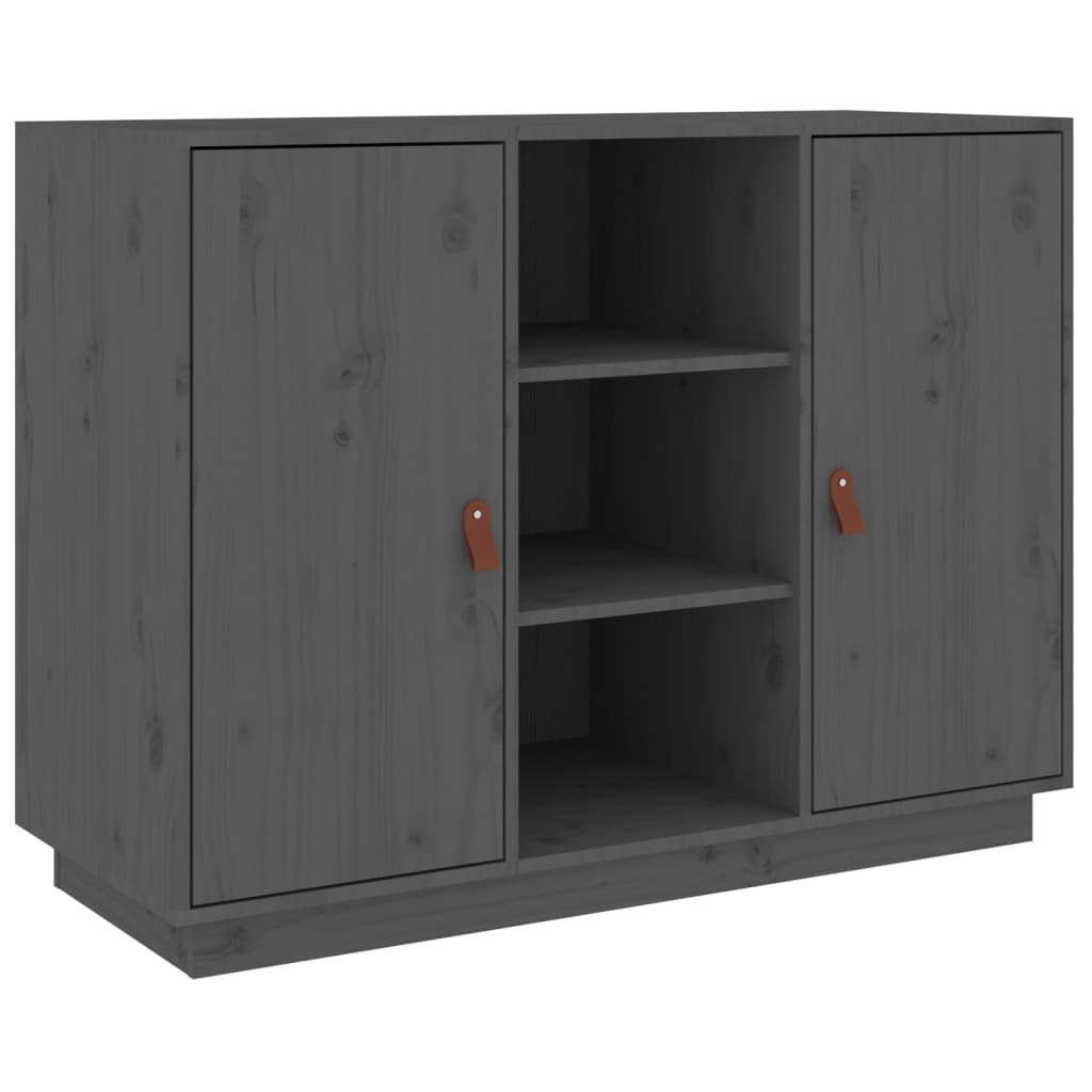 Senkki harmaa 100x40x75 cm täysi mänty - Sisustajankoti.fi