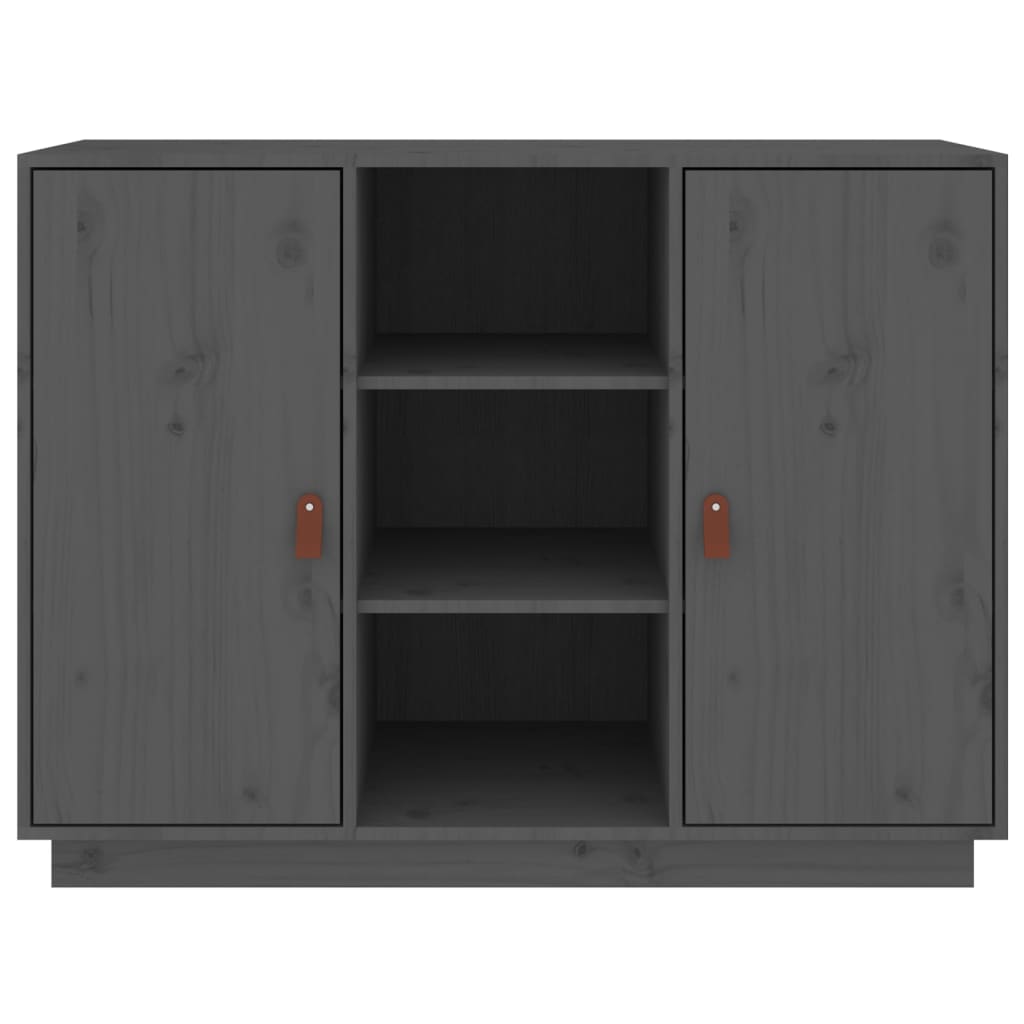 Senkki harmaa 100x40x75 cm täysi mänty - Sisustajankoti.fi