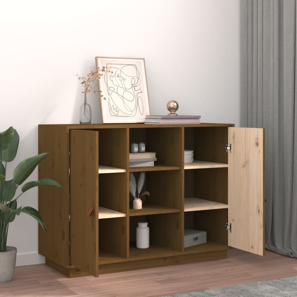Senkki hunajanruskea 100x40x75 cm täysi mänty - Sisustajankoti.fi
