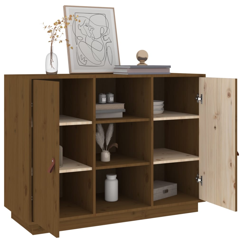 Senkki hunajanruskea 100x40x75 cm täysi mänty - Sisustajankoti.fi
