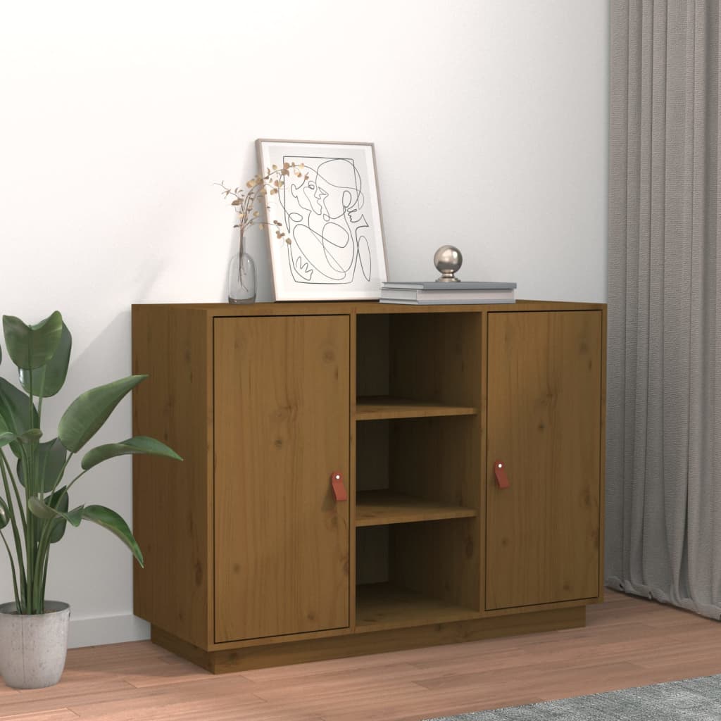 Senkki hunajanruskea 100x40x75 cm täysi mänty - Sisustajankoti.fi