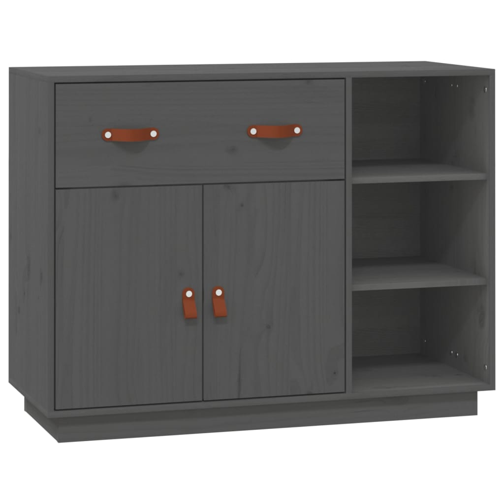 Senkki harmaa 98,5x40x75 cm täysi mänty - Sisustajankoti.fi