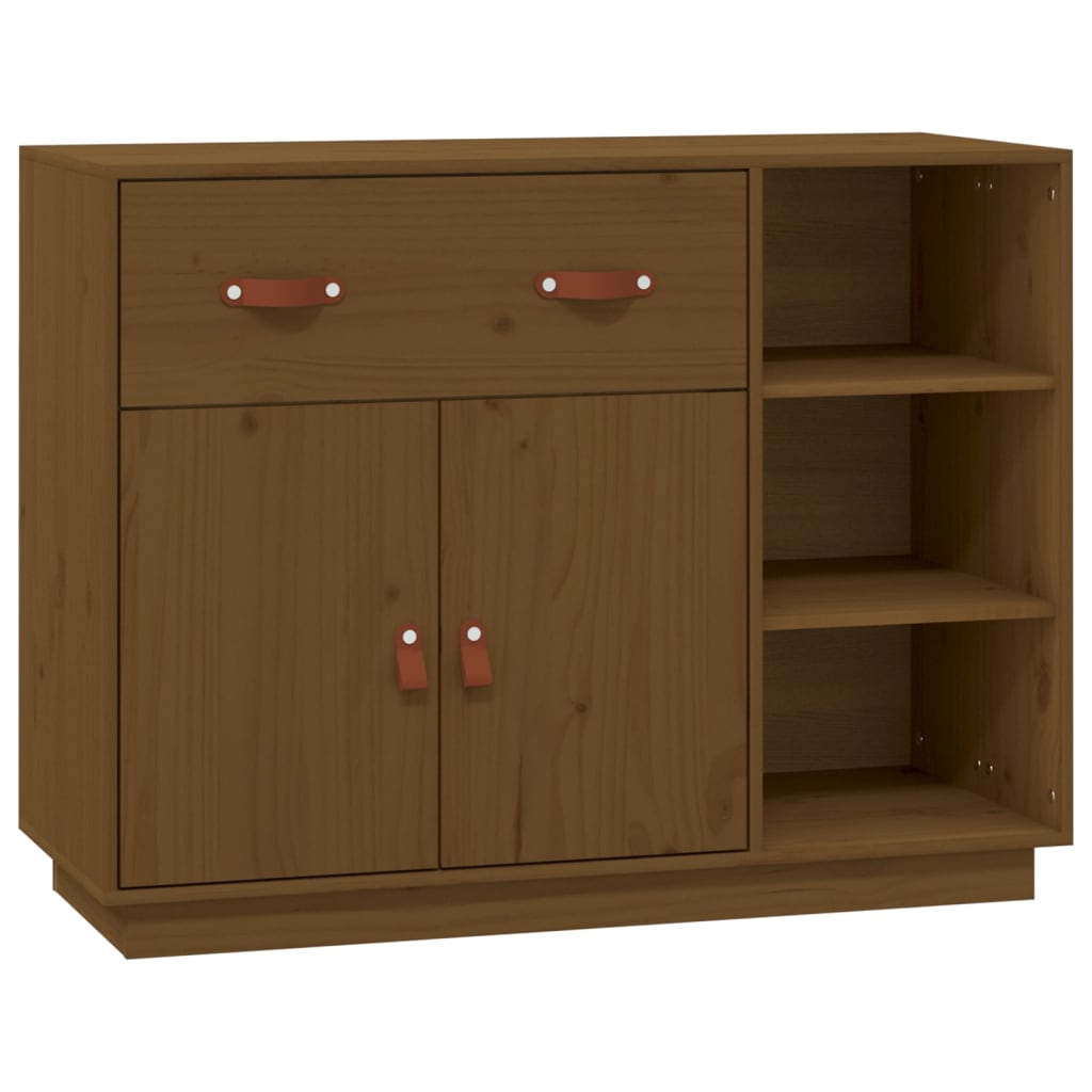 Senkki hunajanruskea 98,5x40x75 cm täysi mänty - Sisustajankoti.fi