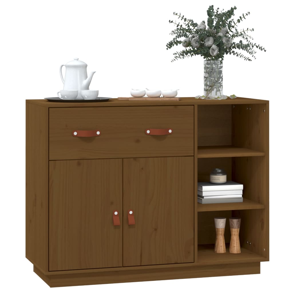 Senkki hunajanruskea 98,5x40x75 cm täysi mänty - Sisustajankoti.fi