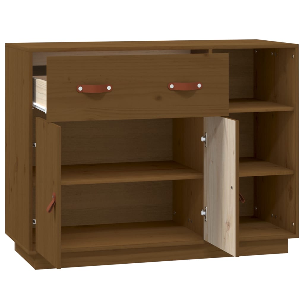 Senkki hunajanruskea 98,5x40x75 cm täysi mänty - Sisustajankoti.fi