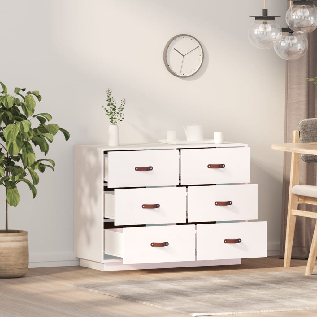 Senkki valkoinen 100x40x75 cm täysi mänty - Sisustajankoti.fi