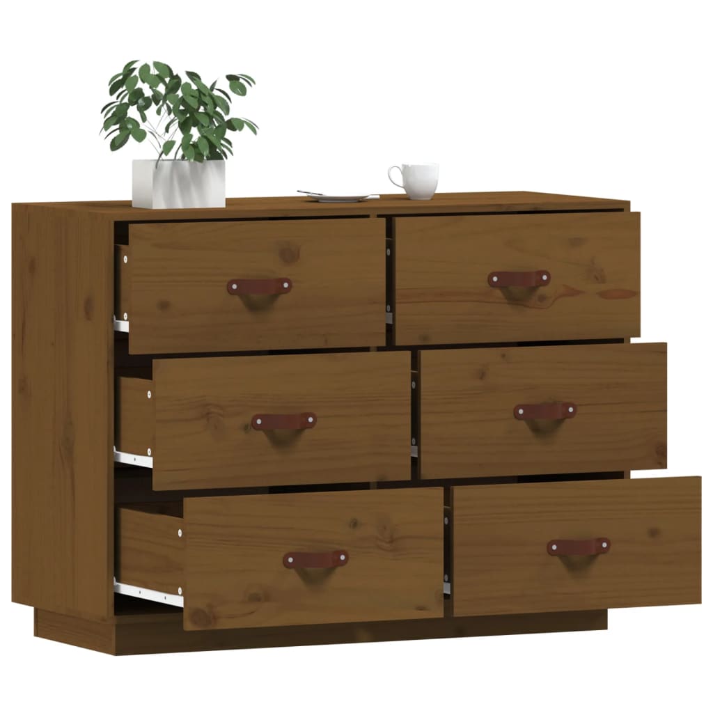 Senkki hunajanruskea 100x40x75 cm täysi mänty - Sisustajankoti.fi