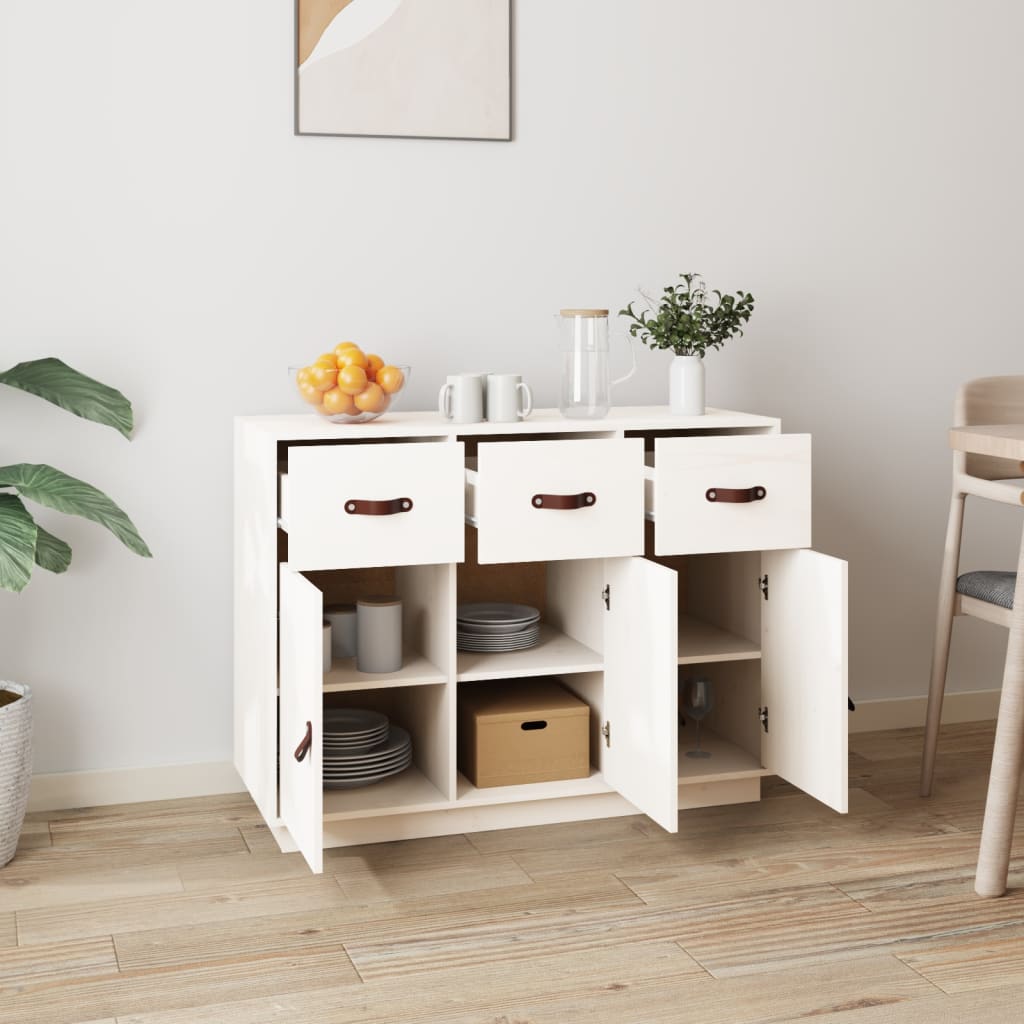 Senkki valkoinen 100x40x75 cm täysi mänty - Sisustajankoti.fi