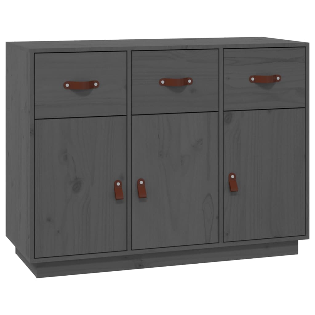 Senkki harmaa 100x40x75 cm täysi mänty - Sisustajankoti.fi
