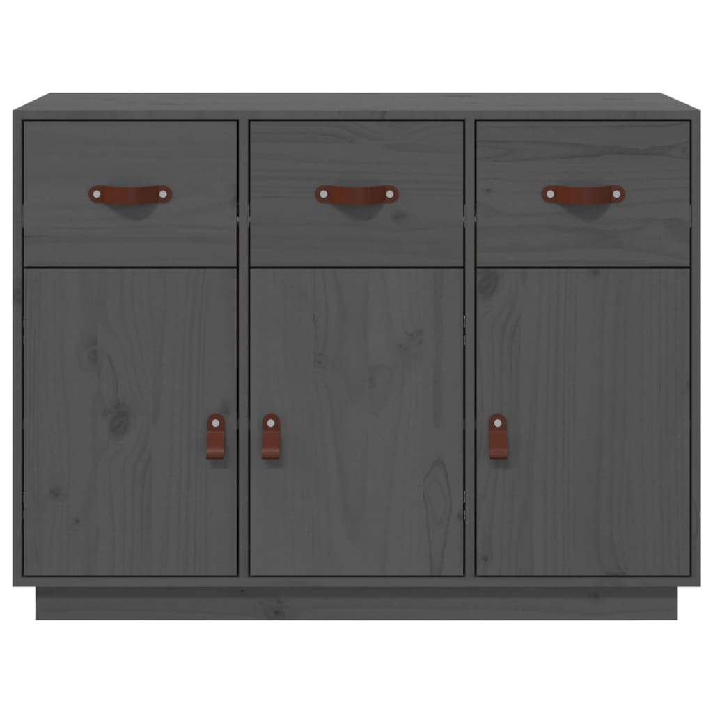 Senkki harmaa 100x40x75 cm täysi mänty - Sisustajankoti.fi