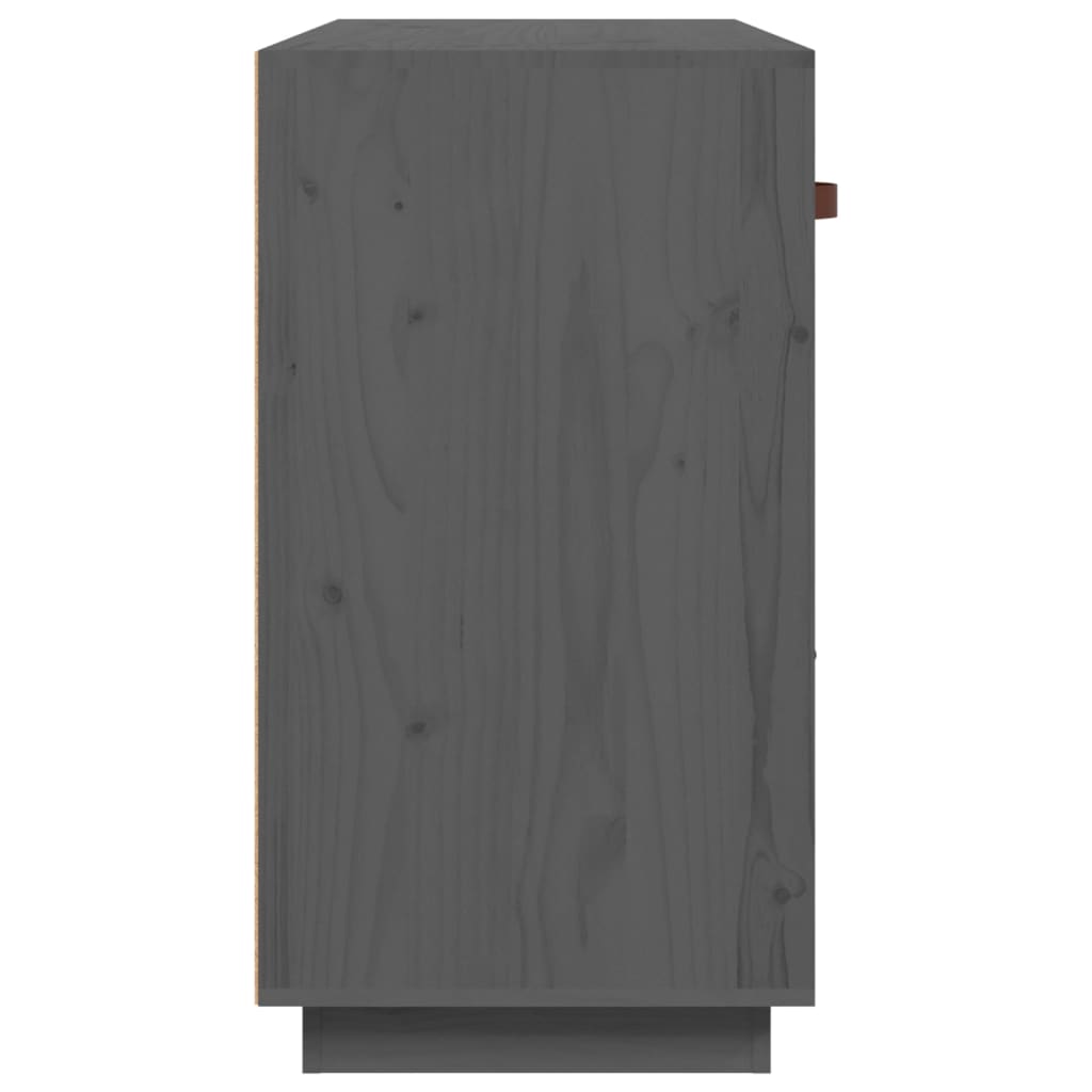 Senkki harmaa 100x40x75 cm täysi mänty - Sisustajankoti.fi