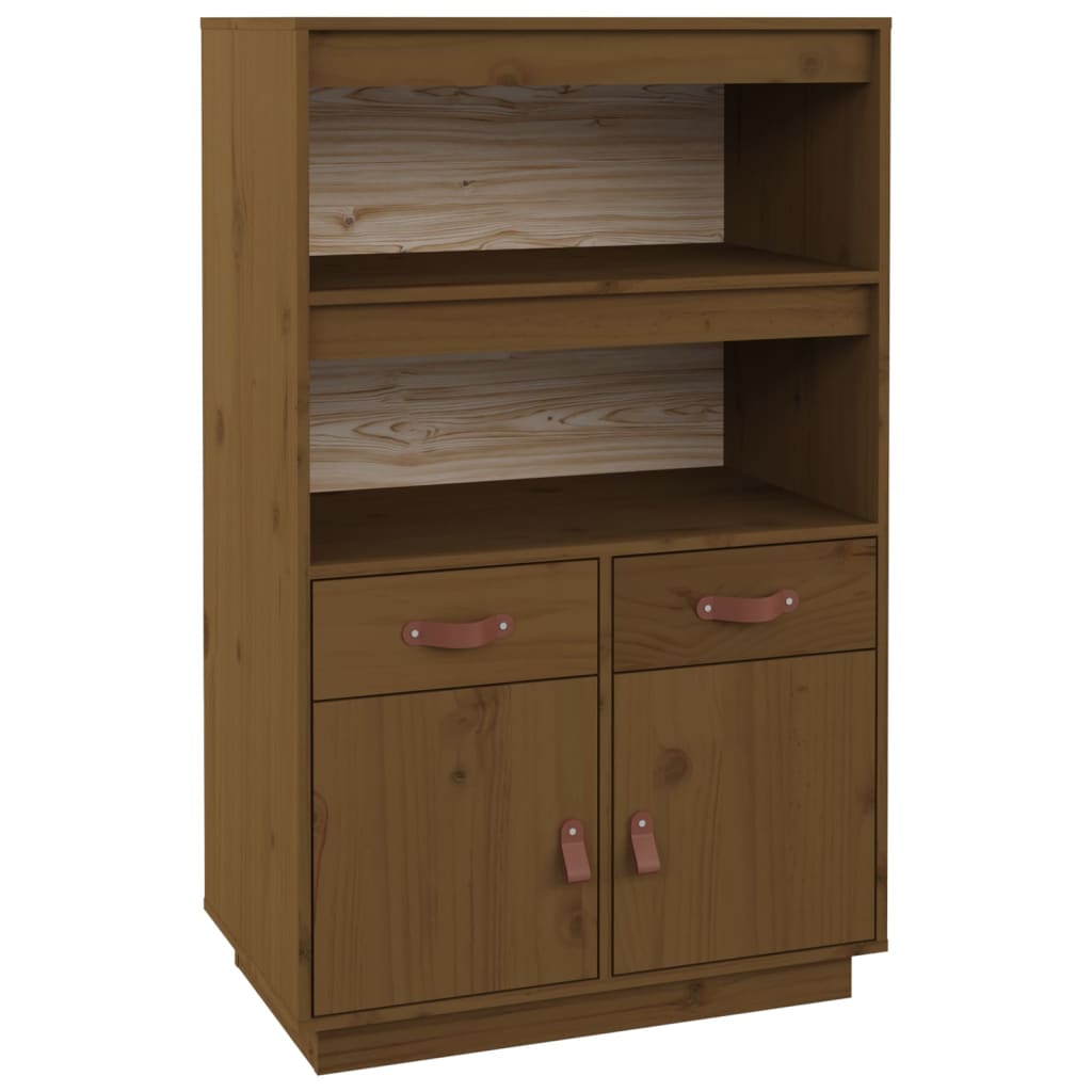 Kaappi hunajanruskea 67x40x108,5 cm täysi mänty - Sisustajankoti.fi