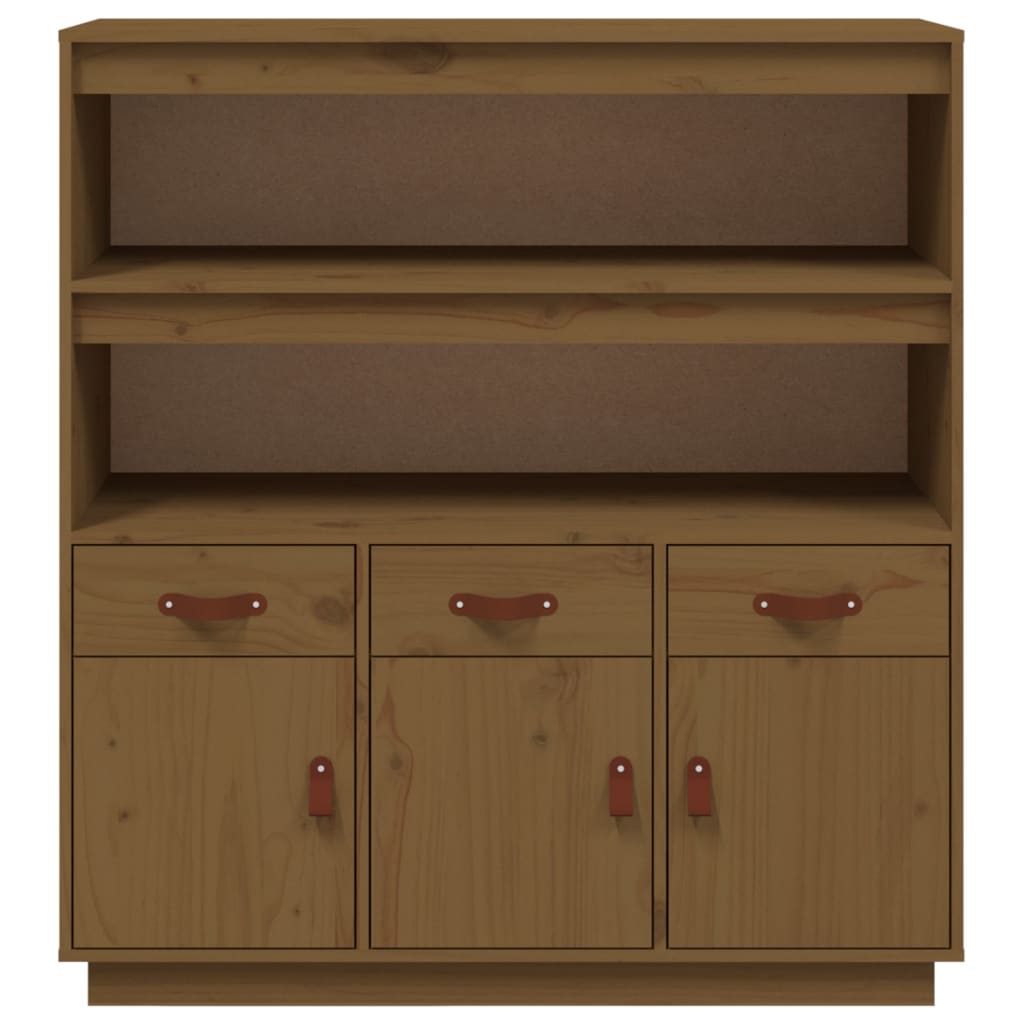 Kaappi hunajanruskea 100x40x108,5 cm täysi mänty - Sisustajankoti.fi