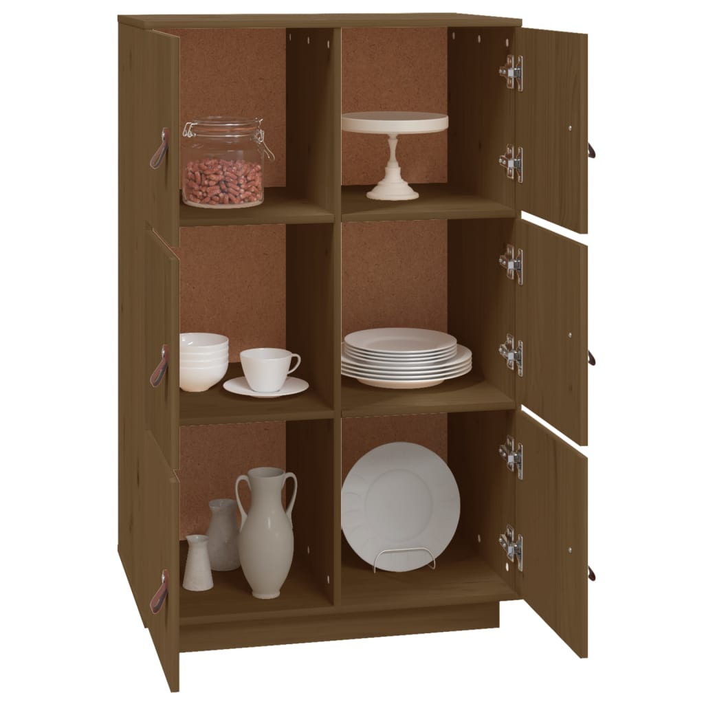 Kaappi hunajanruskea 67x40x108,5 cm täysi mänty - Sisustajankoti.fi