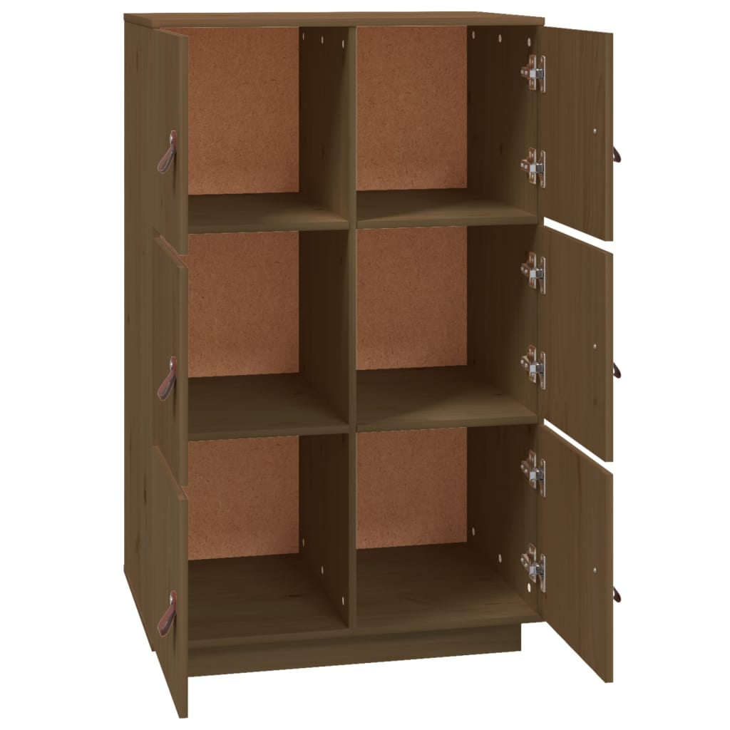 Kaappi hunajanruskea 67x40x108,5 cm täysi mänty - Sisustajankoti.fi