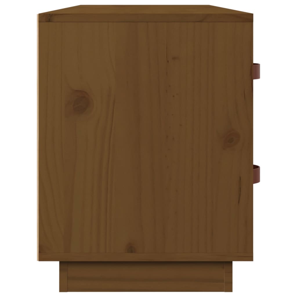 Kenkäkaappi hunajanruskea 100x34x45 cm täysi mänty - Sisustajankoti.fi
