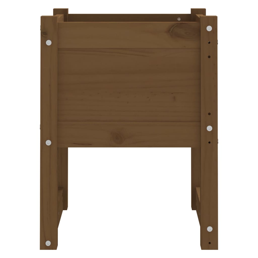 Kukkalaatikot 2 kpl hunajanruskea 40x40x52,5 cm täysi mänty - Sisustajankoti.fi