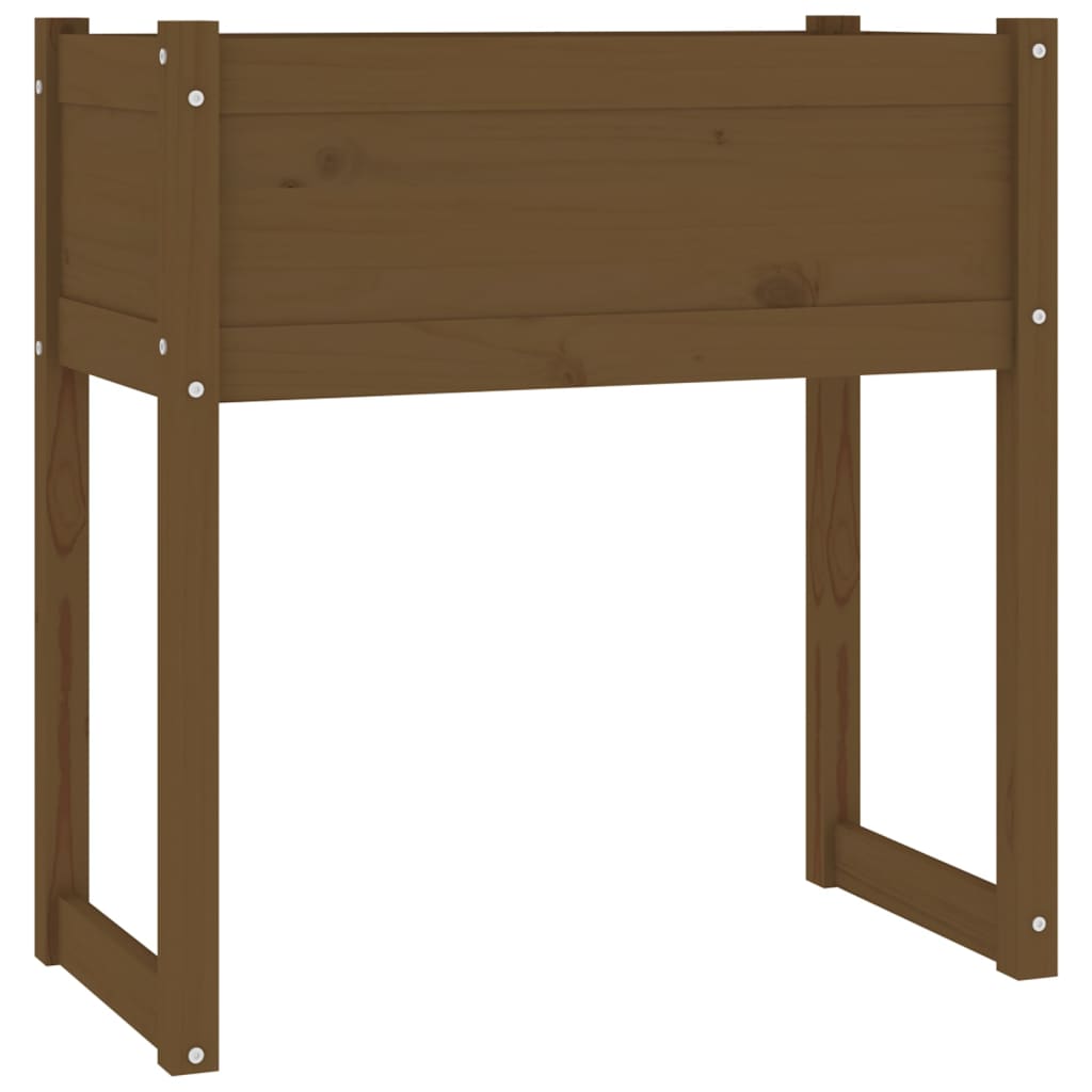 Kukkalaatikko hunajanruskea 78x40x81 cm täysi mänty - Sisustajankoti.fi