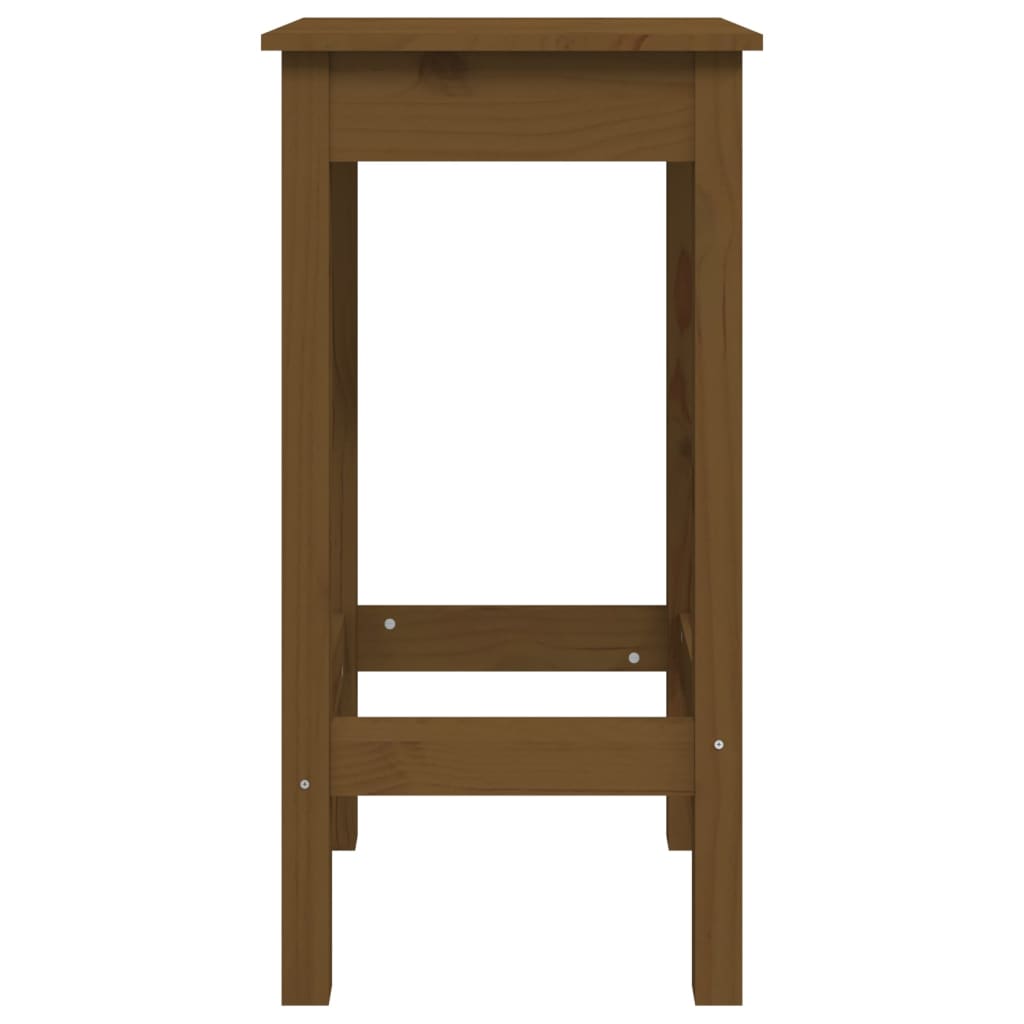 Baarituolit 2 kpl hunajanruskea 40x40x78 cm täysi mänty - Sisustajankoti.fi