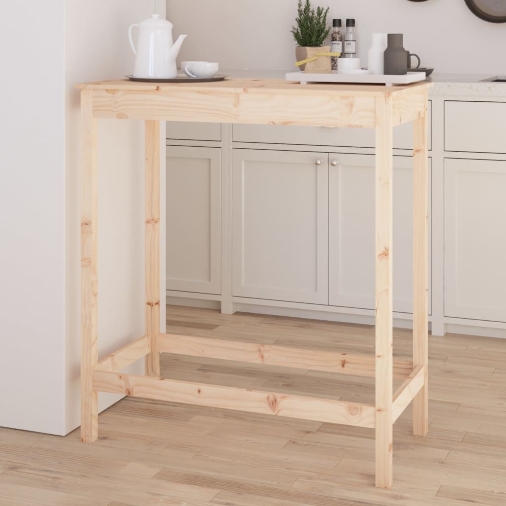 Baaripöytä 100x50x110 cm täysi mänty - Sisustajankoti.fi
