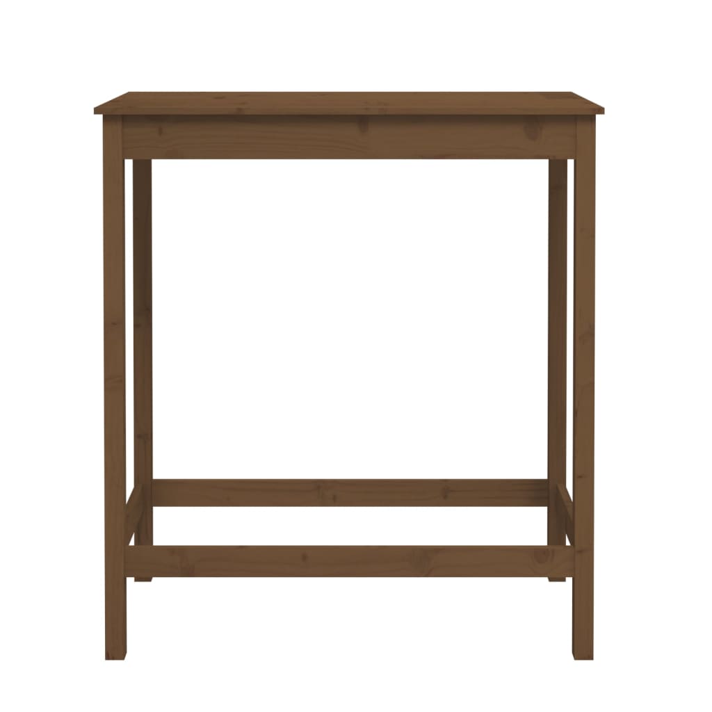 Baaripöytä hunajanruskea 100x50x110 cm täysi mänty - Sisustajankoti.fi