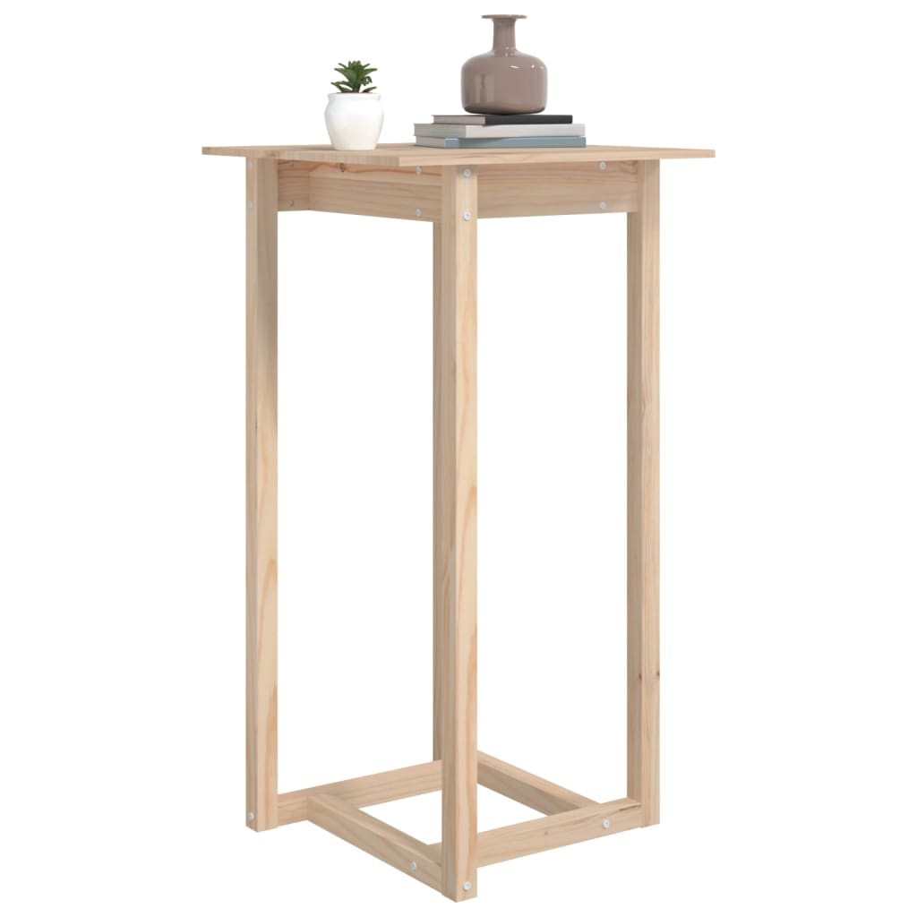 Baaripöytä 60x60x110 cm täysi mänty - Sisustajankoti.fi