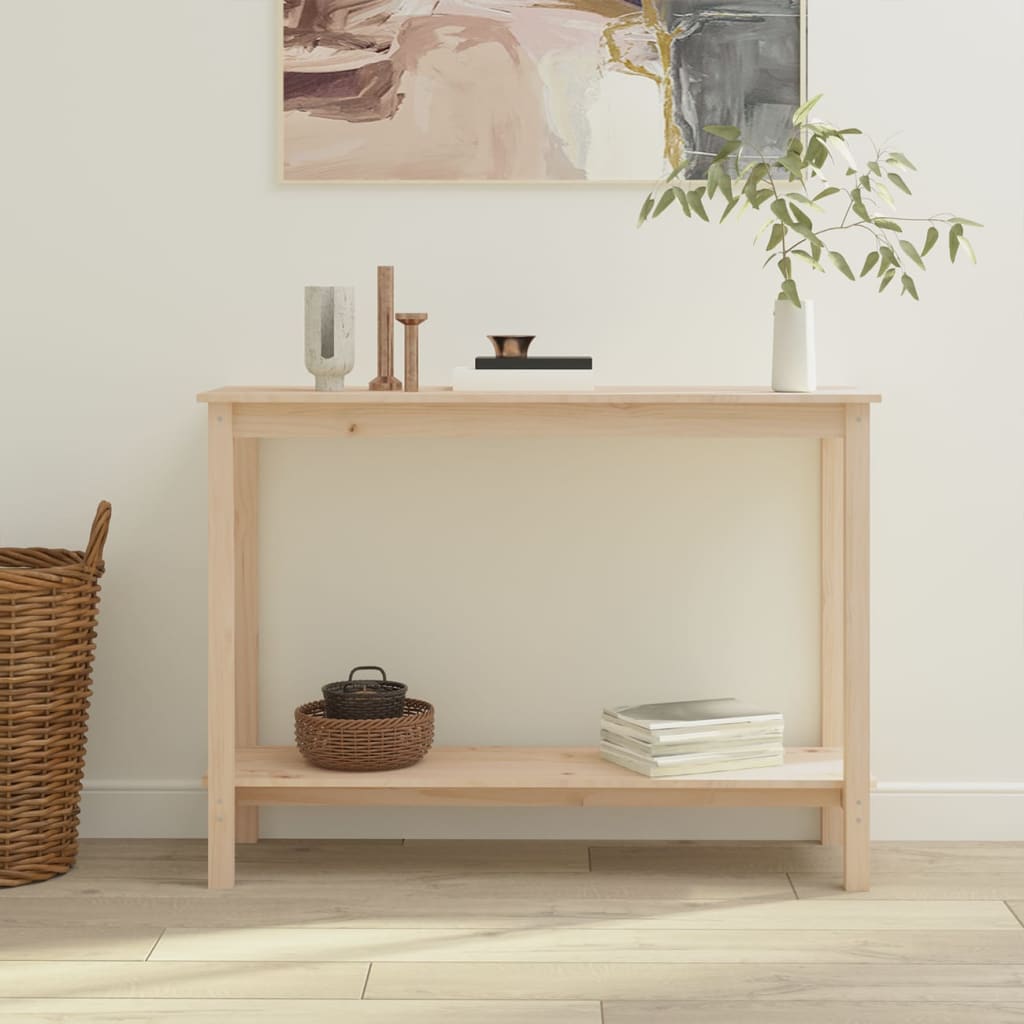 Konsolipöytä 110x40x80 cm täysi mänty - Sisustajankoti.fi