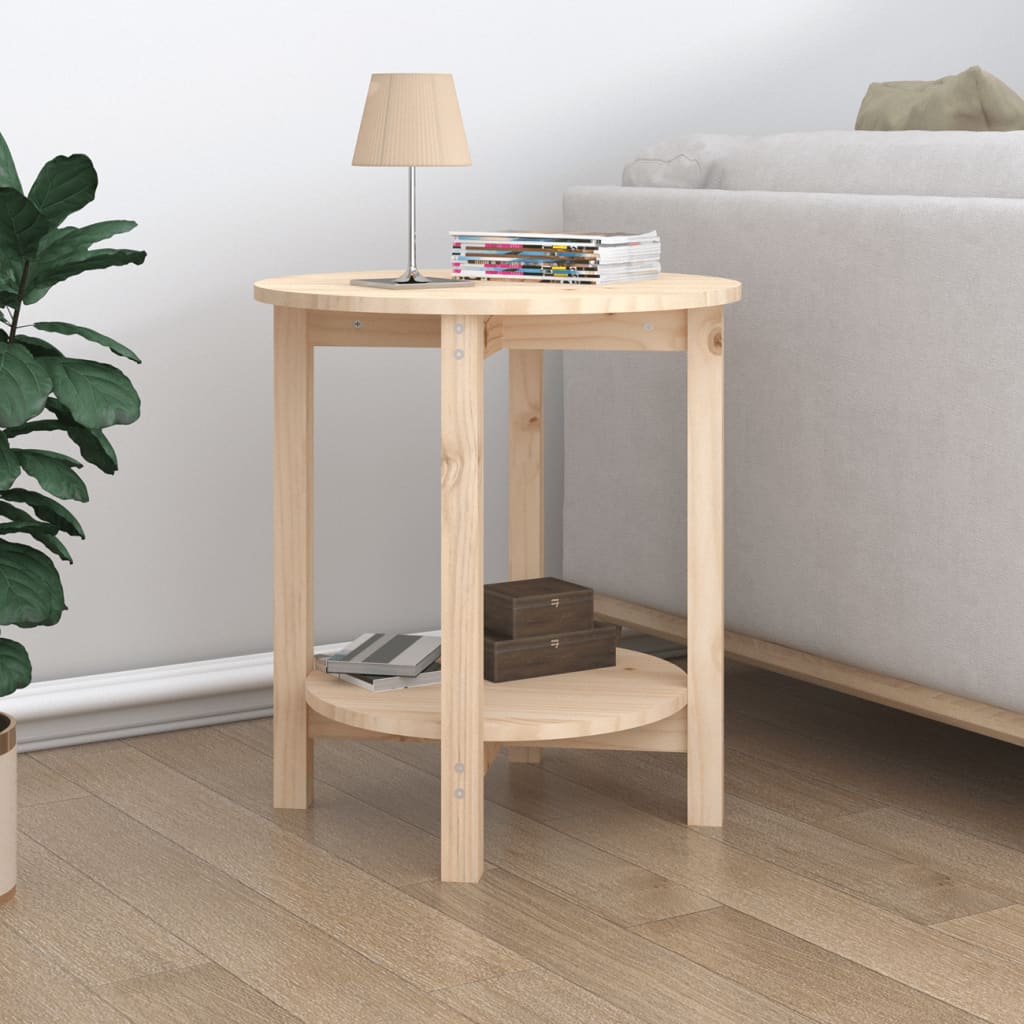 Sohvapöytä Ø 55x60 cm täysi mänty - Sisustajankoti.fi