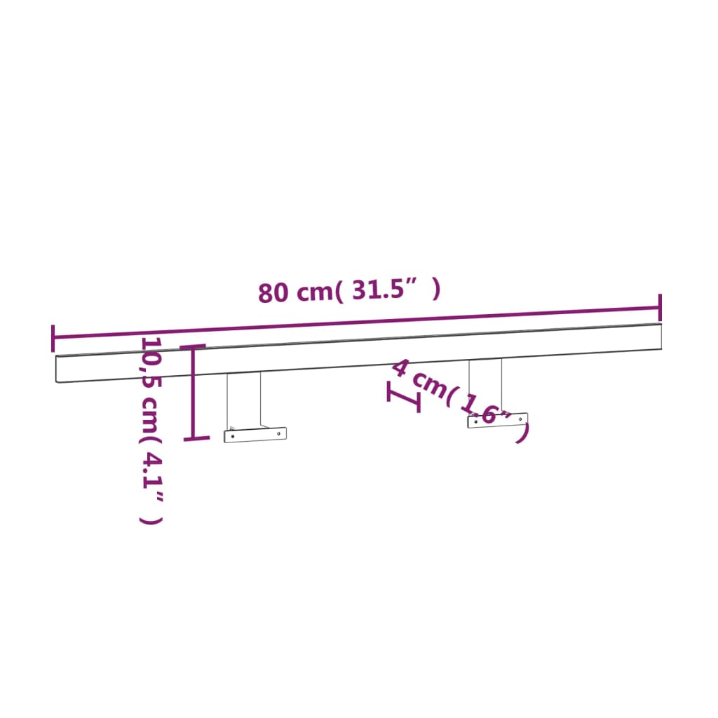 LED-peilivalo 13 W lämmin valkoinen 80 cm 3000 K - Sisustajankoti.fi