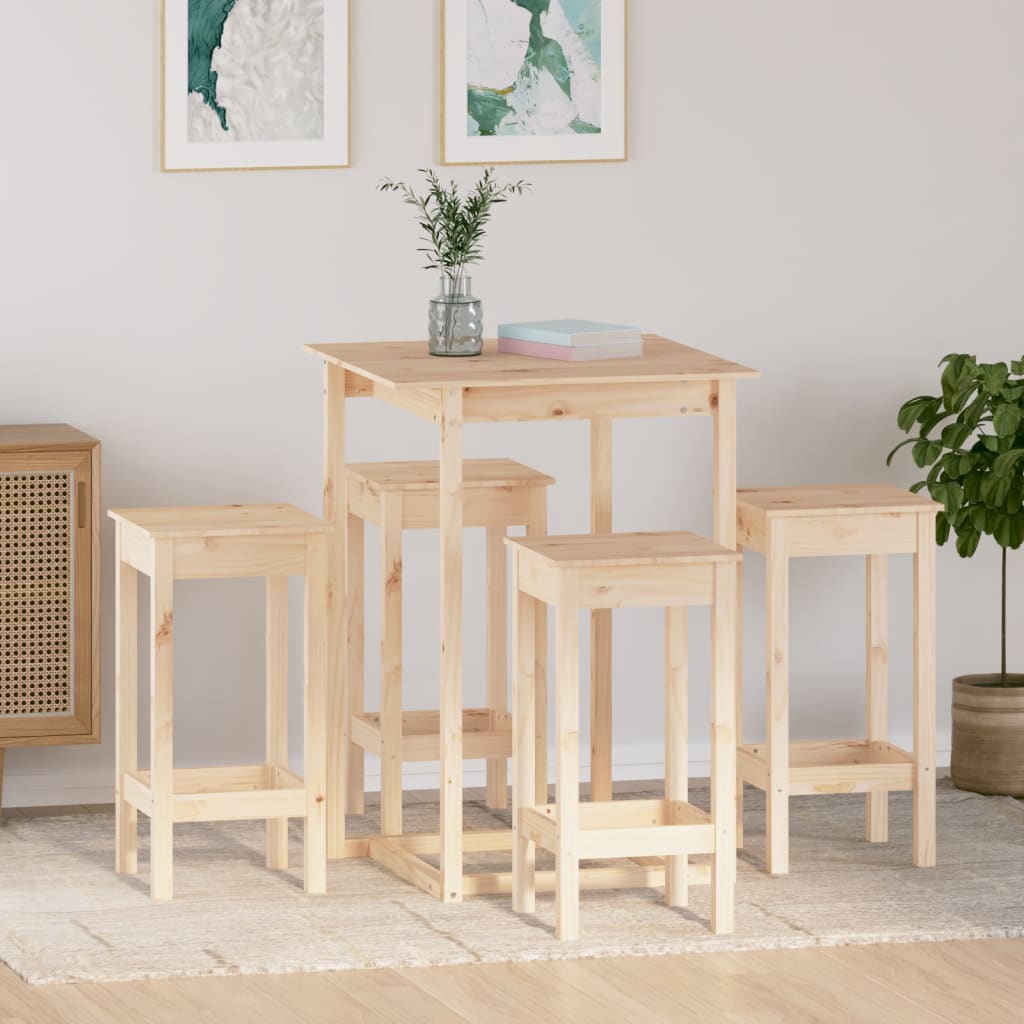 5-osainen Baarisarja täysi mänty - Sisustajankoti.fi