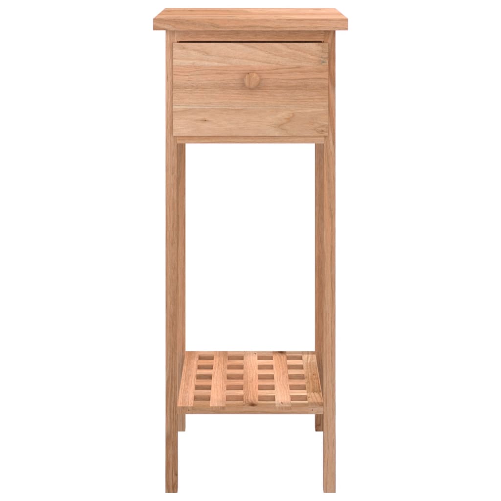 Sivupöytä laatikolla 25x25x60 cm täysi pähkinäpuu - Sisustajankoti.fi