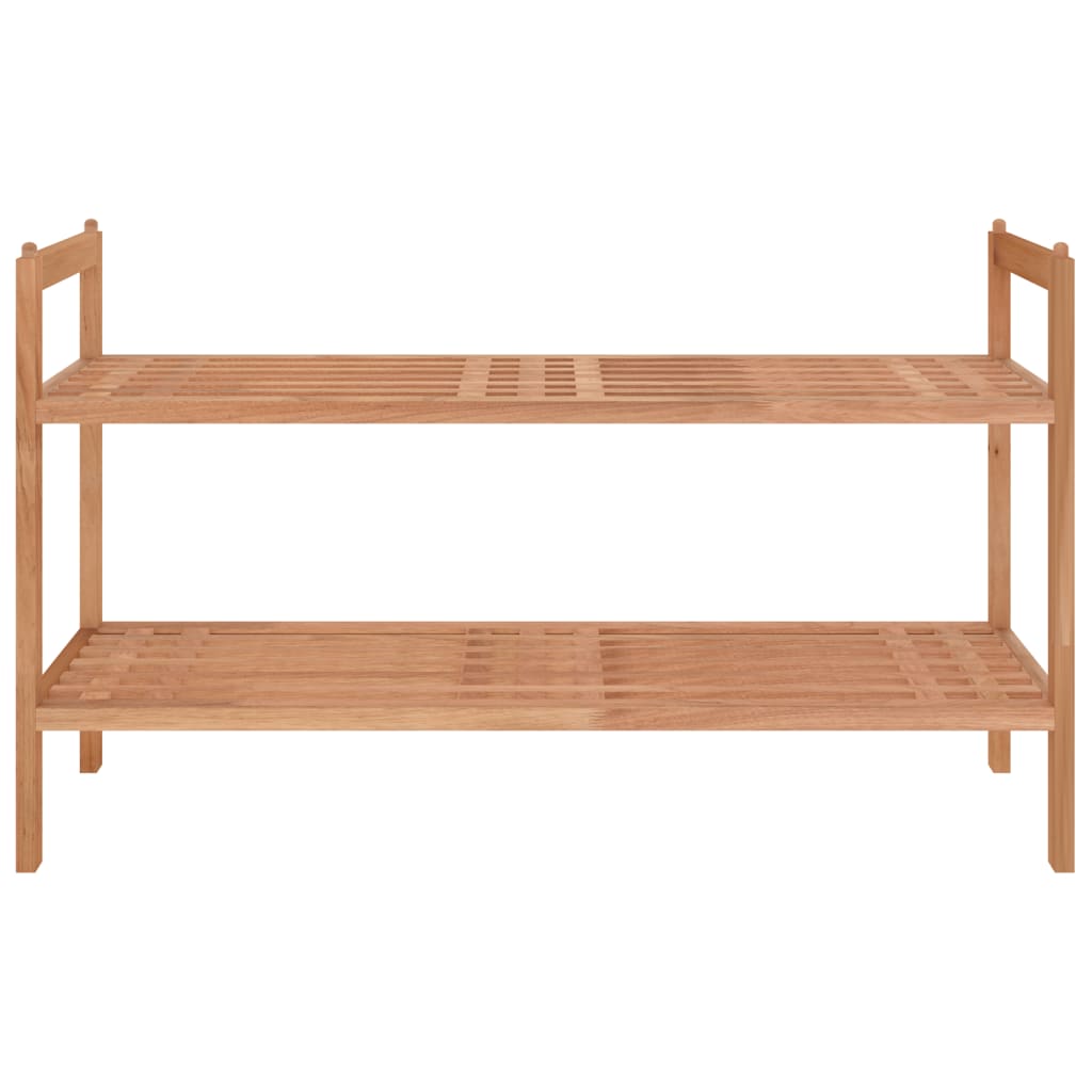 Kenkäteline 69x27x41 cm täysi pähkinäpuu - Sisustajankoti.fi