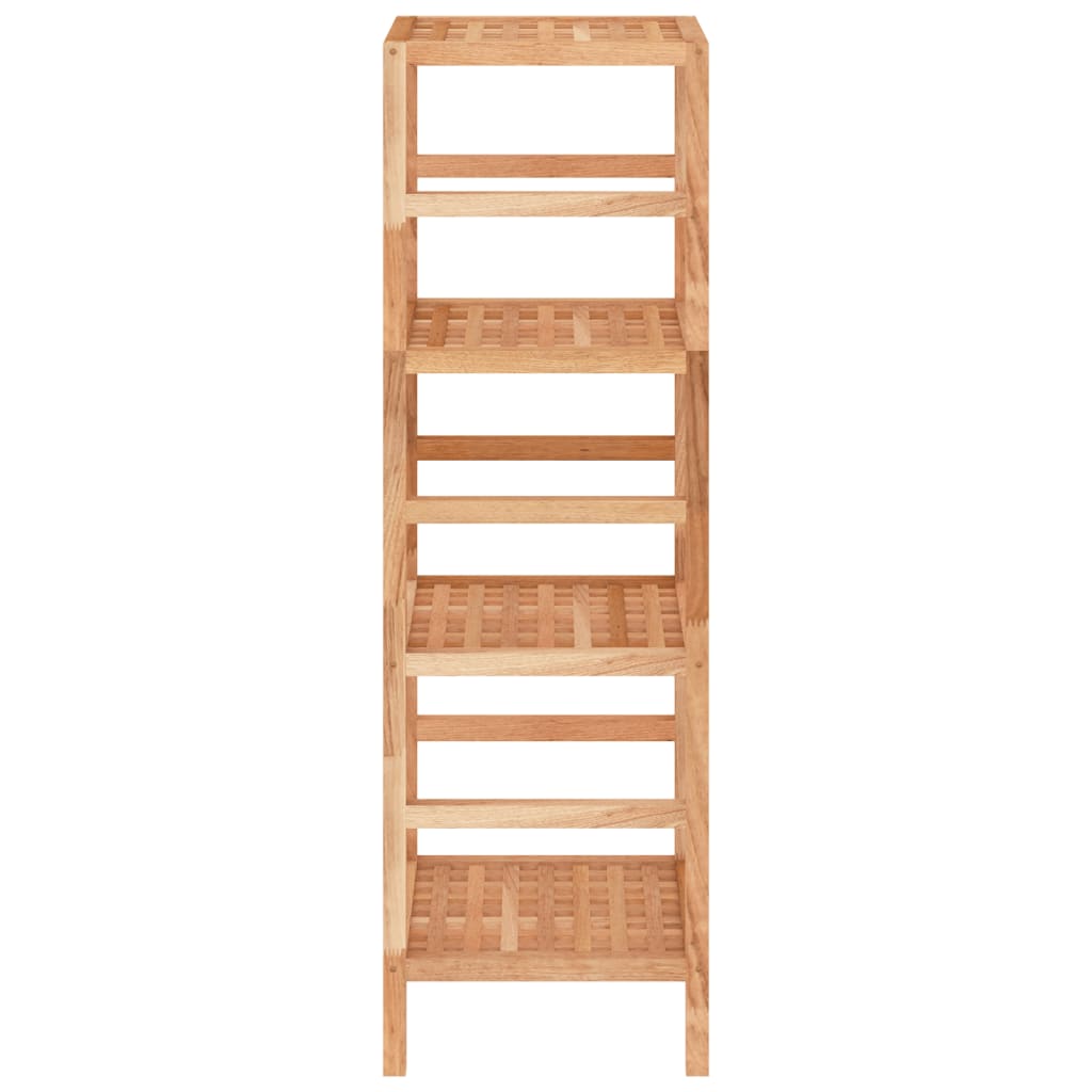Kylpyhuoneen hyllykkö 35,5x35,5x112,5 cm täysi pähkinäpuu - Sisustajankoti.fi