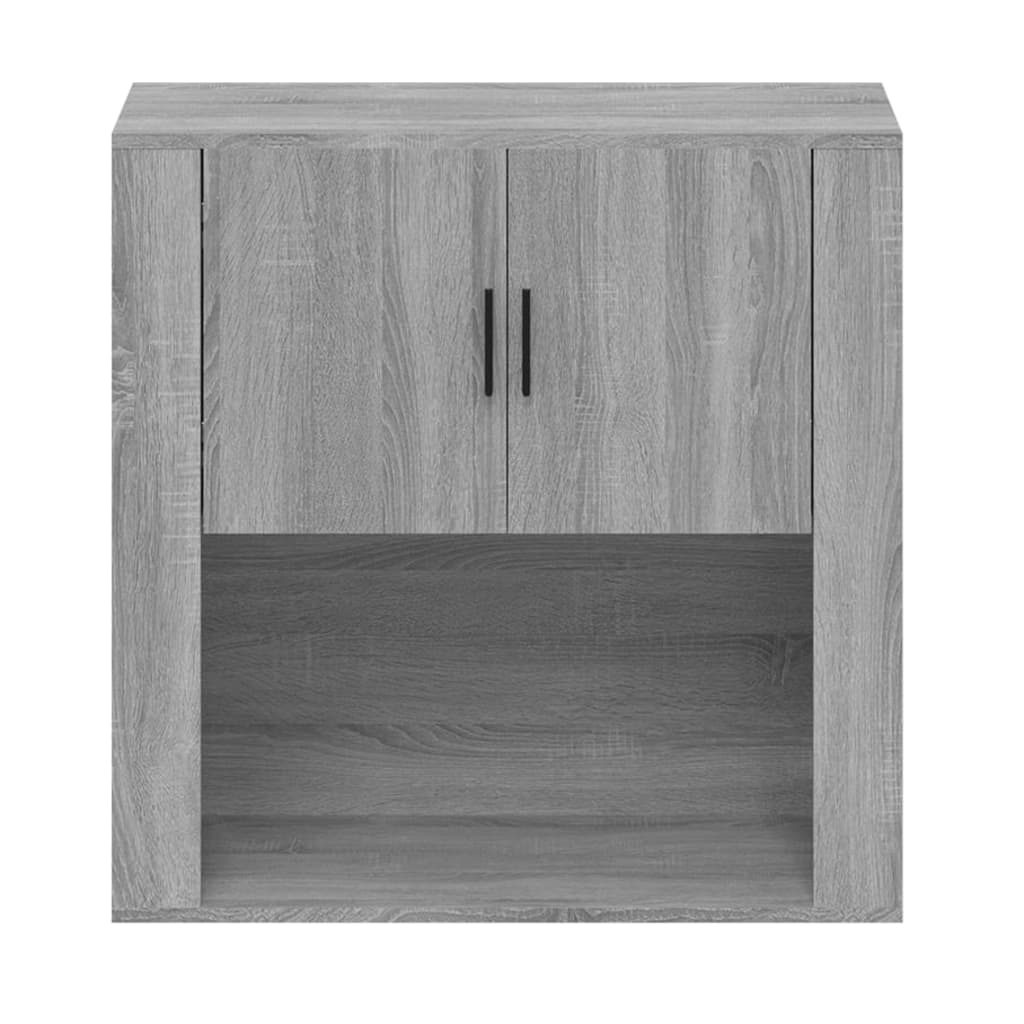 Seinäkaappi harmaa Sonoma 80x33x80 cm tekninen puu - Sisustajankoti.fi