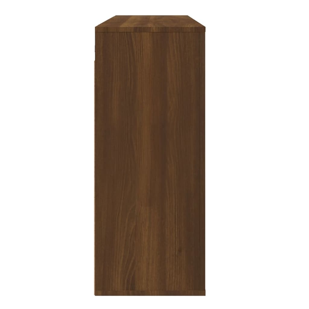 Seinäkaappi ruskea tammi 80x33x80 cm tekninen puu - Sisustajankoti.fi