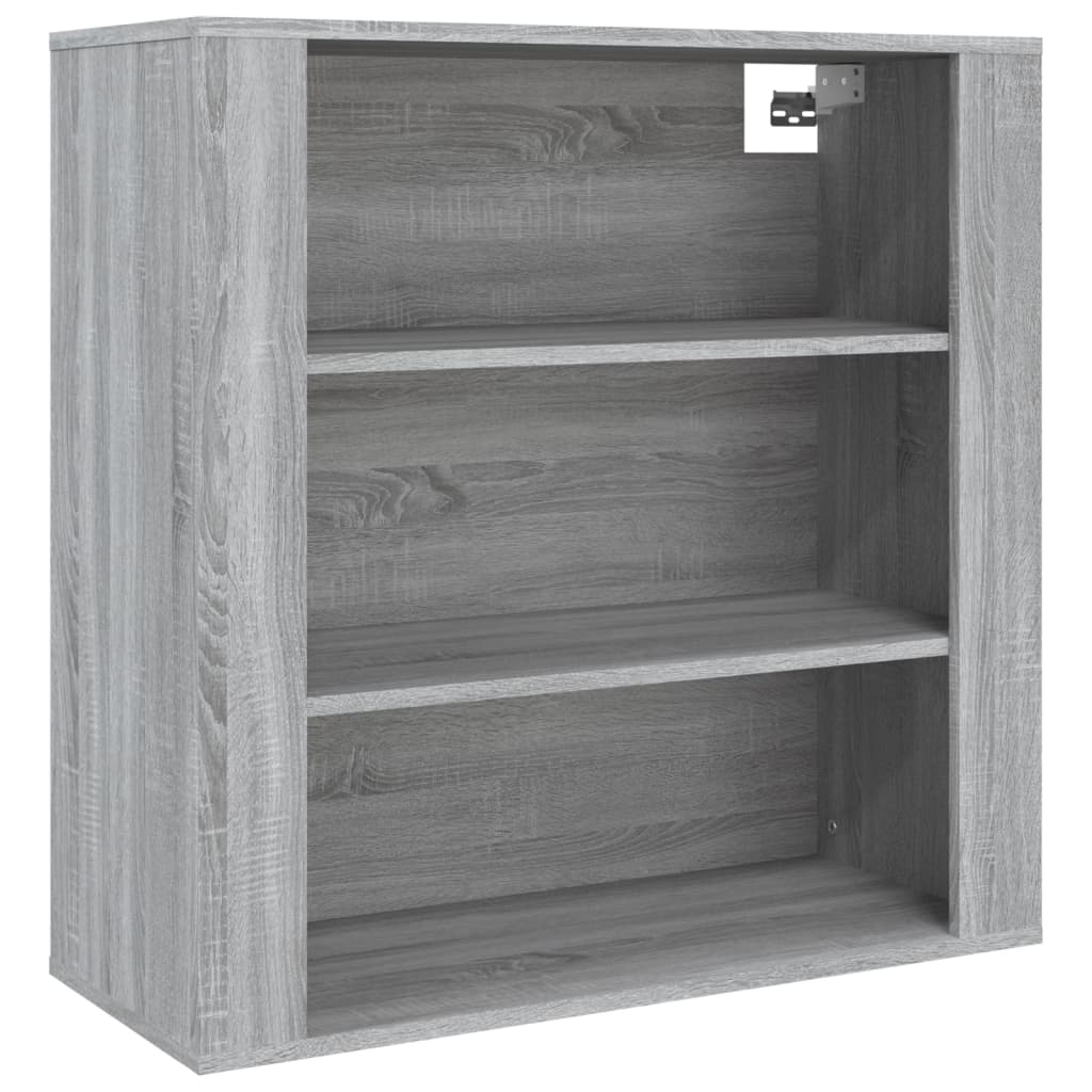 Seinäkaappi harmaa Sonoma 80x33x80 cm tekninen puu - Sisustajankoti.fi
