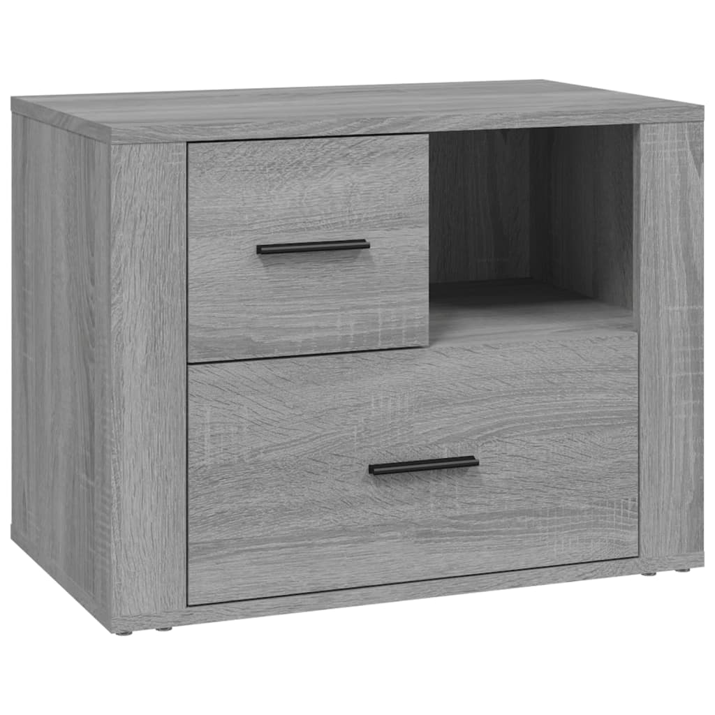 Yöpöytä harmaa Sonoma 60x36x45 cm tekninen puu - Sisustajankoti.fi